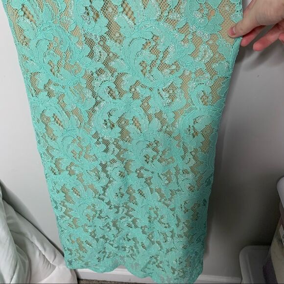 City Triangle Lace Prom Dress - Picture 2 of 5